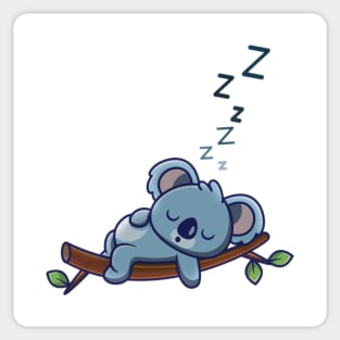 Koala sleeping Sticker